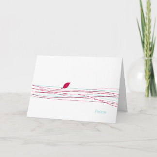 Horizontal greeting card