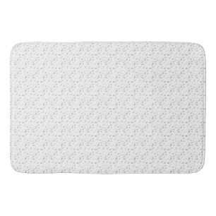 Horizontal, Grey Cloud Bath Mat