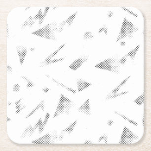 Horizontal, Grey Cloud Paper Coaster