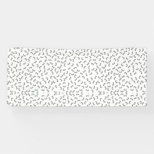 Horizontal, Iridium, Black Eel Banner