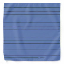 Horizontal lines, black stripes blue pocket square