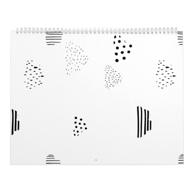 Horizontal, Medium Grey Calendar (Cover)