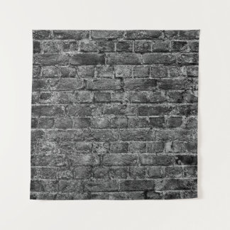 horizontal part of black painted brick wallwall,br tapestry
