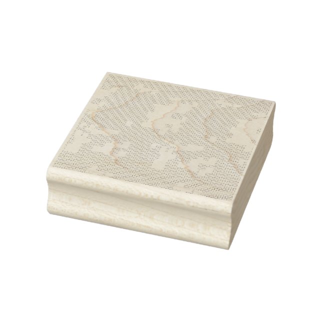 Horizontal, Porcelain, Seashell Wood Art Stamp (Stamp)