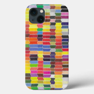 Horizontal Scalloped Swatches Collage iPhone 13 Case