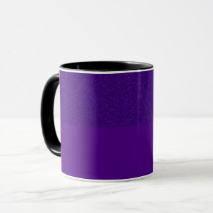 Horizontal Split Purple Noise Mug – Customisable