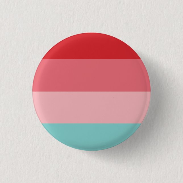Horizontal Striped  3 Cm Round Badge (Front)