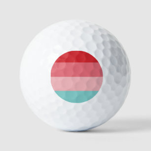 Horizontal Striped Golf Balls