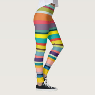Horizontal Stripes  Leggings