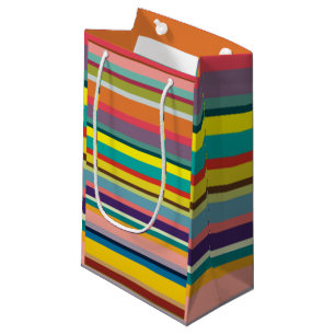 Horizontal Stripes Small Gift Bag