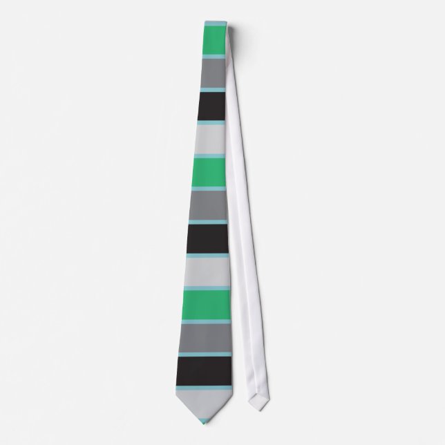 Horizontal Stripes Tie (Front)