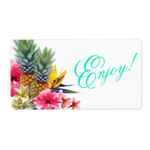 Horizontal Tropical Hawaiian Enjoy Favour