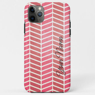Horizontal Waves of Pink Shades Phone Cover