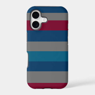 horizontale modern Bordeaux lines pattern