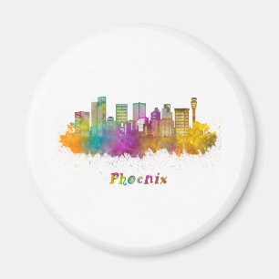 horizonte phoenix acuarela magnet