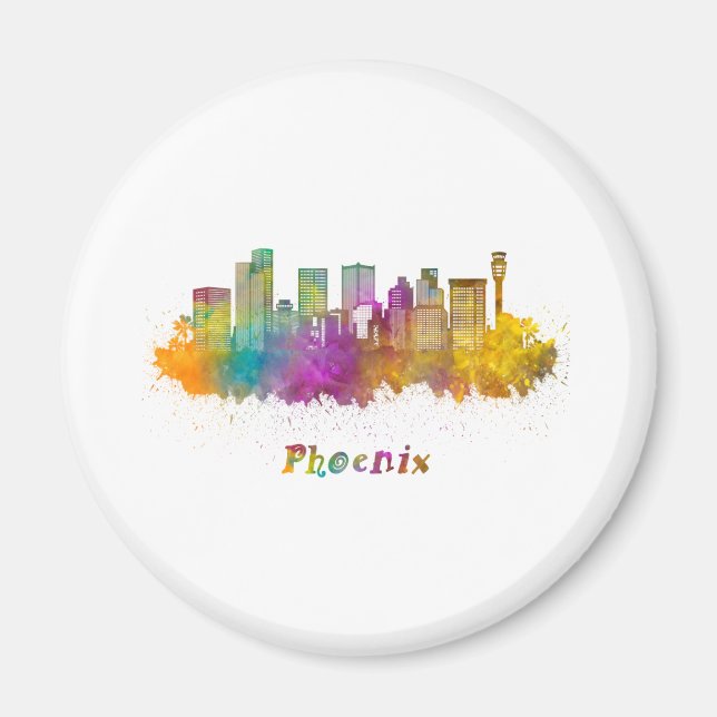 horizonte phoenix acuarela magnet (Front)