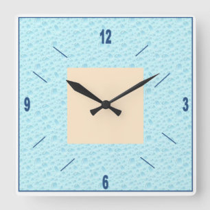 Horloge murale en acrylique, Carrée NATURE Square Wall Clock