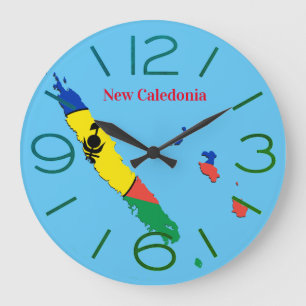 Horloge murale rond New Caledonia Large Clock