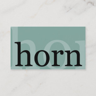 Horn Business Card