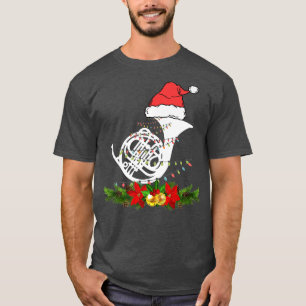 Horn Christmas Pyjamas Music Instrument  T-Shirt