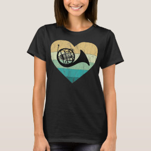 Horn Classic Music Orchestra Musician Hornist Fren T-Shirt