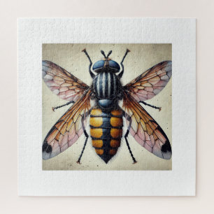 Horn Fly 060924IREF205 - Watercolor Jigsaw Puzzle