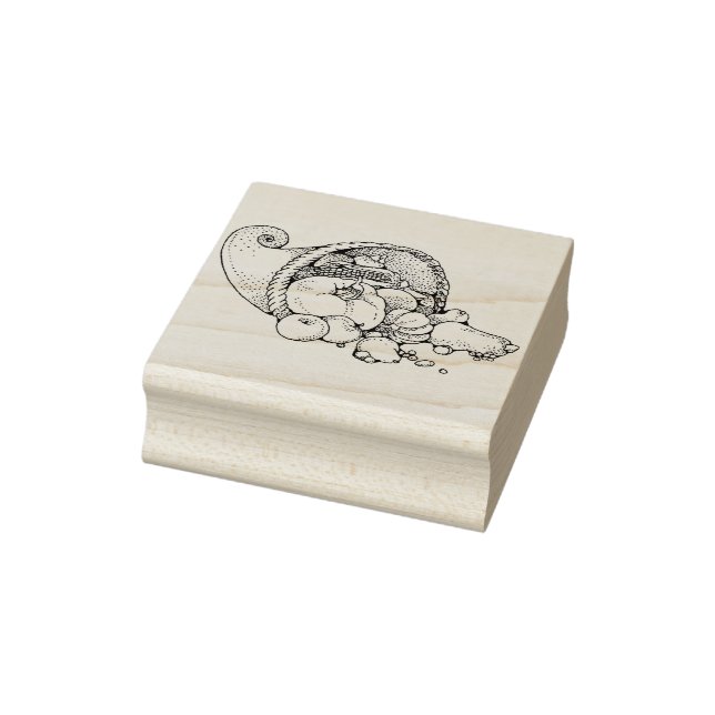 Horn of Plenty  Rubber Stamp (Stamp)