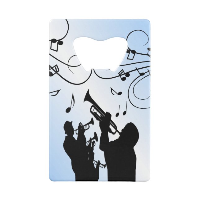 Horn Section Music Design Blue (Back)