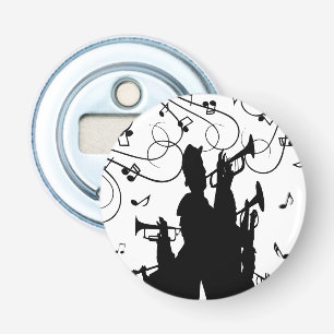 Horn Section Trumpet Jazz Music Bottle Opener