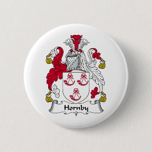 Hornby Family Crest 6 Cm Round Badge