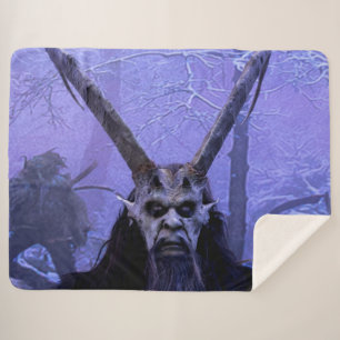 HORNED DEMON SHERPA BLANKET