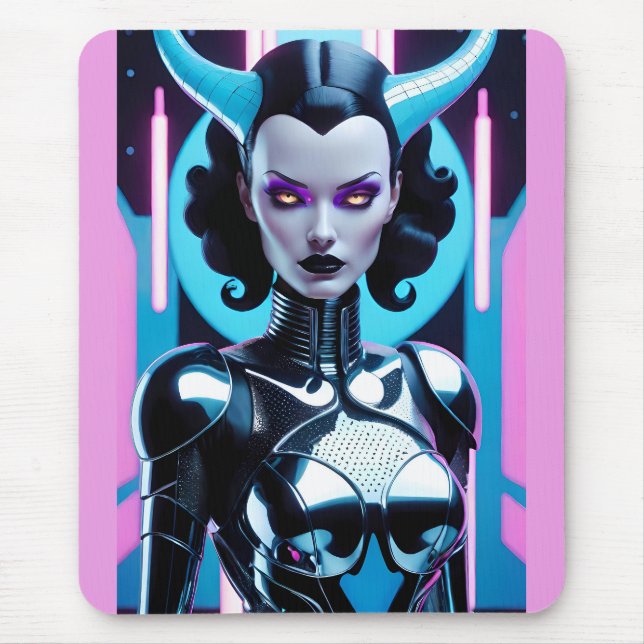 Horned Dilemma of Her Desires Mouse Pad (Front)