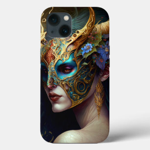 Horned Elf Woman Fantasy Art iPhone 13 Case