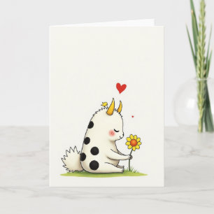 Horned Friend Mothers Day Love Card