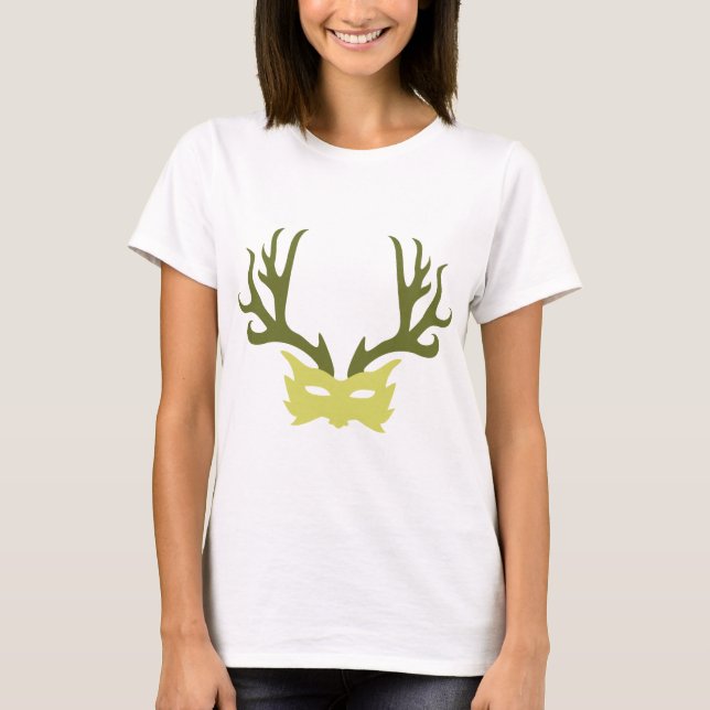 Horned God Mask T-Shirt (Front)