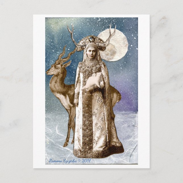 Horned Goddess Postcard (Front)