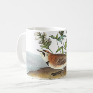 Horned Lark by Audubon Coffee Mug