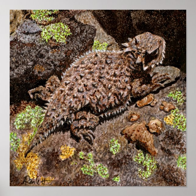 Horned Lizard Print (Front)