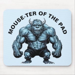 Horned Monster Mouse Pad