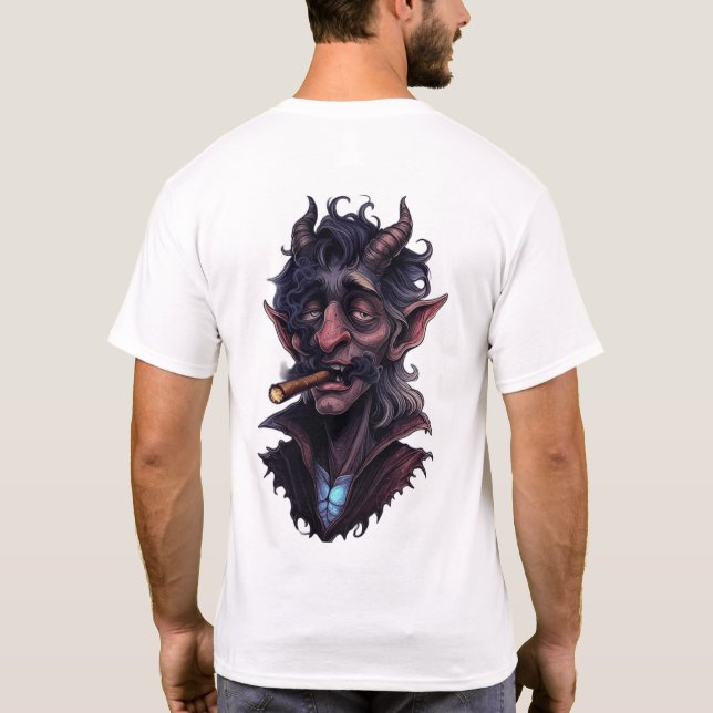 Horned Mystical Ghoul T-Shirt (Back)