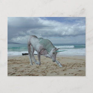 Horned Unicorn Postcard
