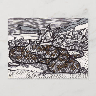 Horned Viper Postcard