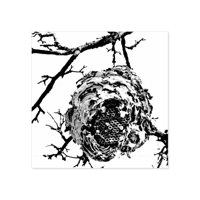 Hornet Nest Rubber Stamp (Imprint)