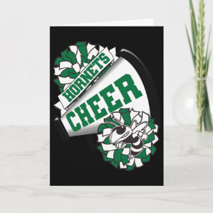 Hornets Cheer Ck To School Cheerleading Spirit Gre Card