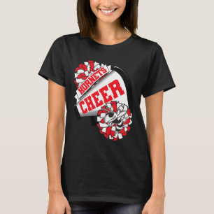 Hornets Cheer Ck To School Cheerleading Spirit Red T-Shirt