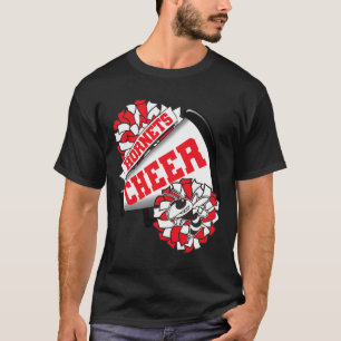 Hornets Cheer Ck To School Cheerleading Spirit Red T-Shirt
