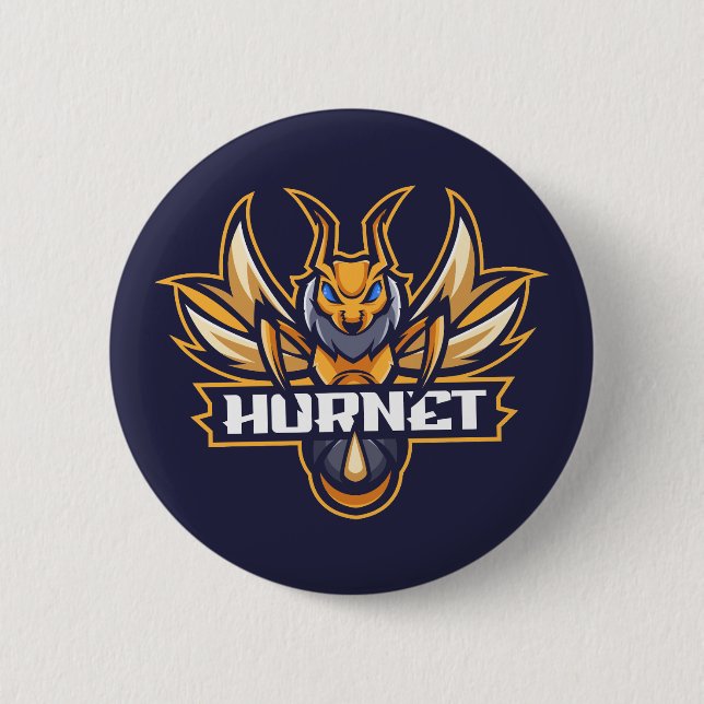 Hornets Mascot Button (Front)
