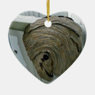 Hornets Nest Ceramic Tree Decoration