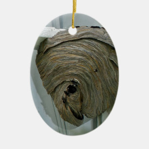 Hornets Nest Ceramic Tree Decoration