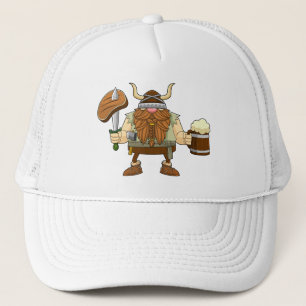 Horns of Humour: The Viking Saga Trucker Hat